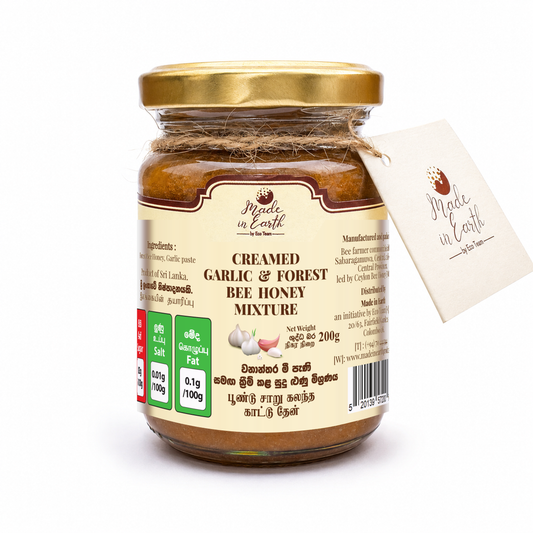 Made in Earth Infused Garlic 200g — front view